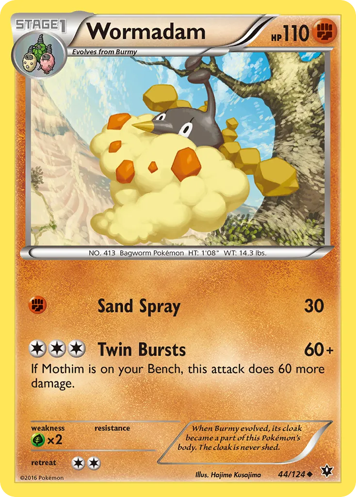 Wormadam — XY - Fates Collide — Pokemon