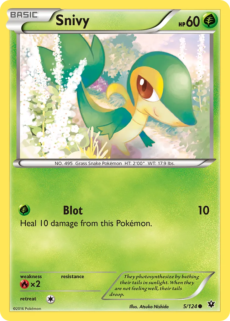 Snivy — XY - Fates Collide — Pokémon
