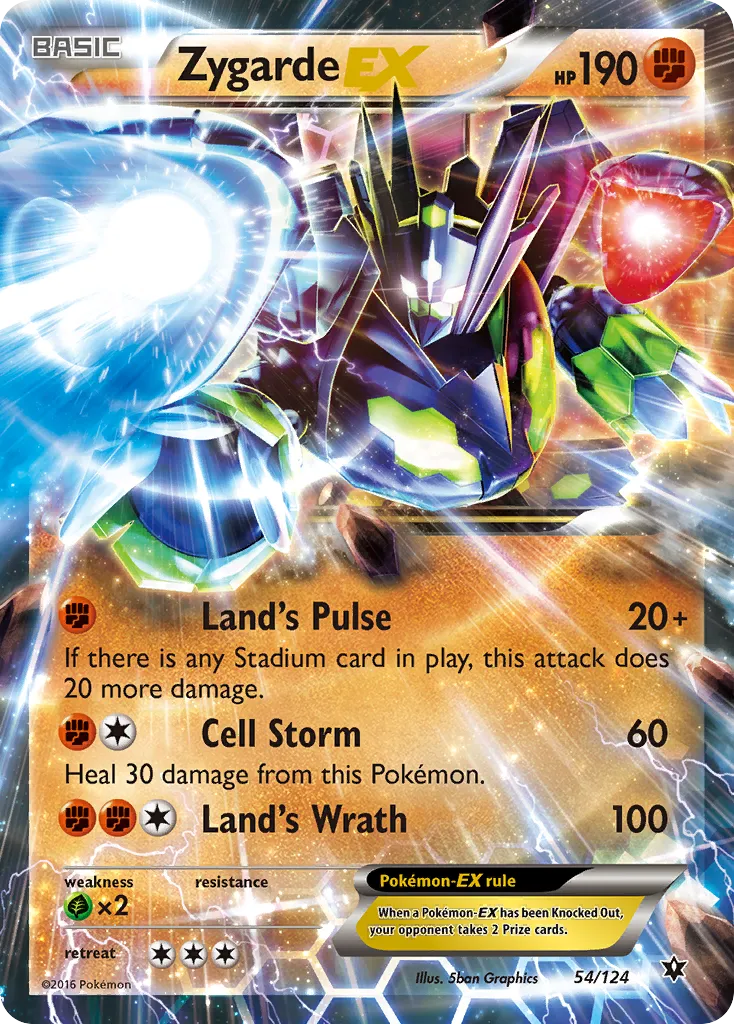 Zygarde EX — XY - Fates Collide — Pokemon