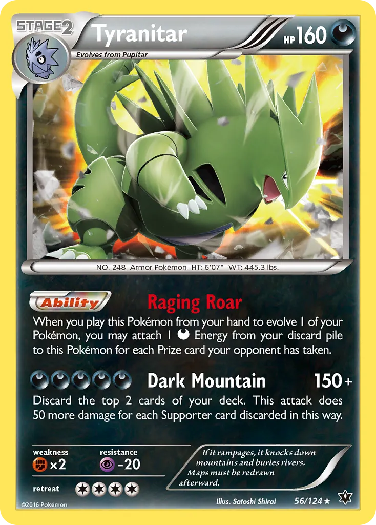 Tyranitar — XY - Fates Collide — Pokémon