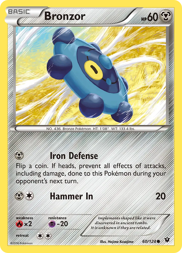 Bronzor — XY - Fates Collide — Pokémon