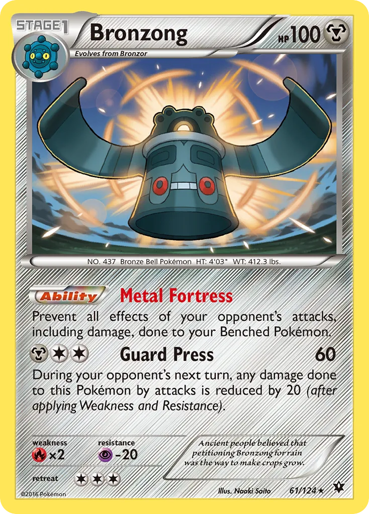 Bronzong — XY - Fates Collide — Pokémon