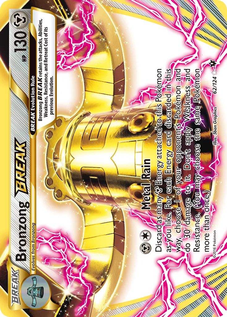 Bronzong BREAK from XY - Fates Collide - Pokemon