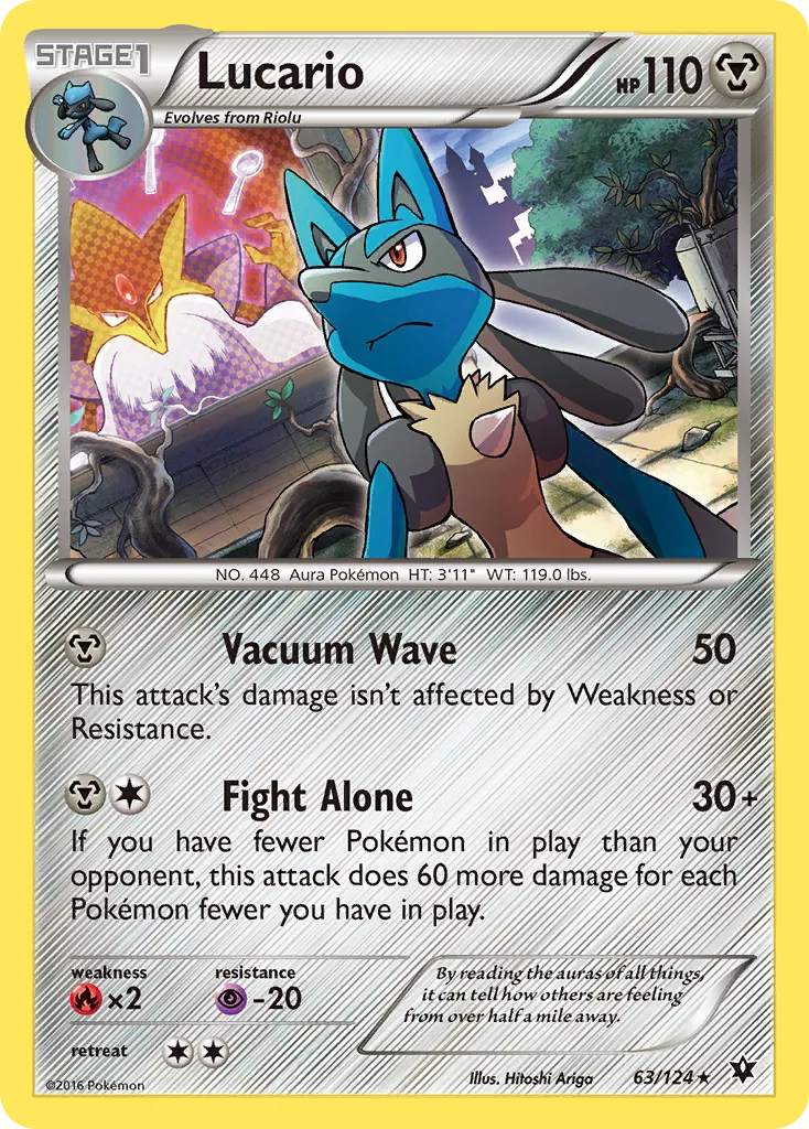 Lucario — XY - Fates Collide — Pokemon