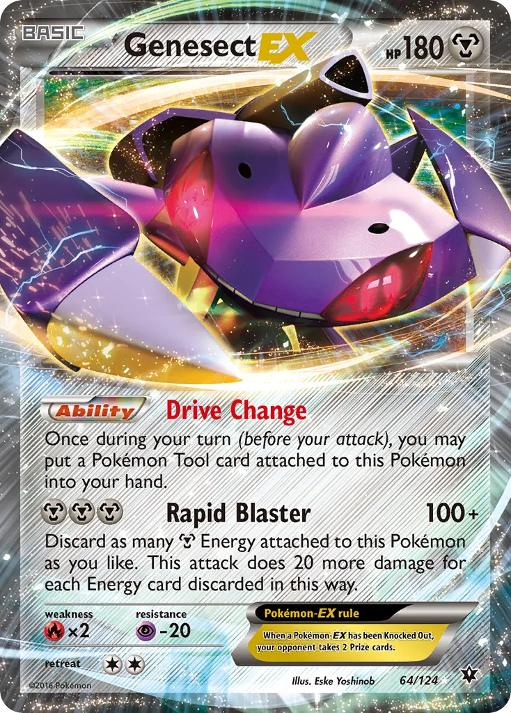 Genesect EX — XY - Fates Collide — Pokemon