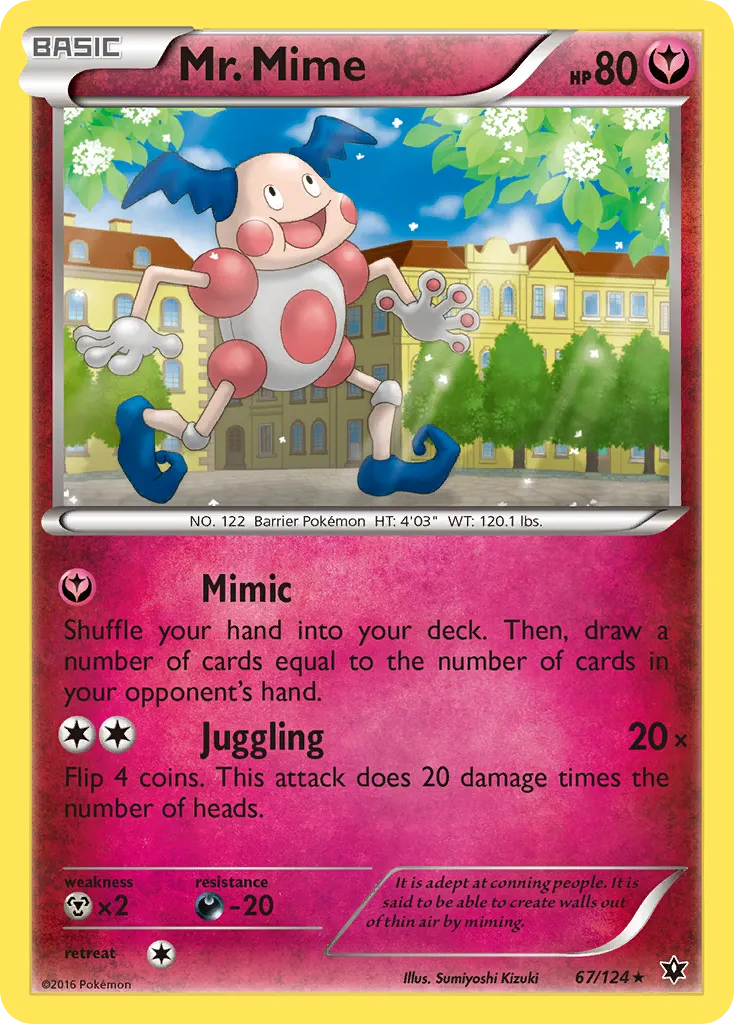 Mr. Mime — XY - Fates Collide — Pokémon