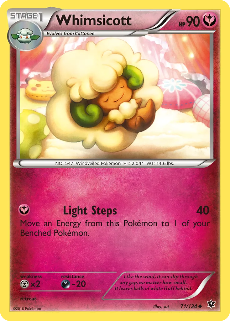 Whimsicott — XY - Fates Collide — Pokémon