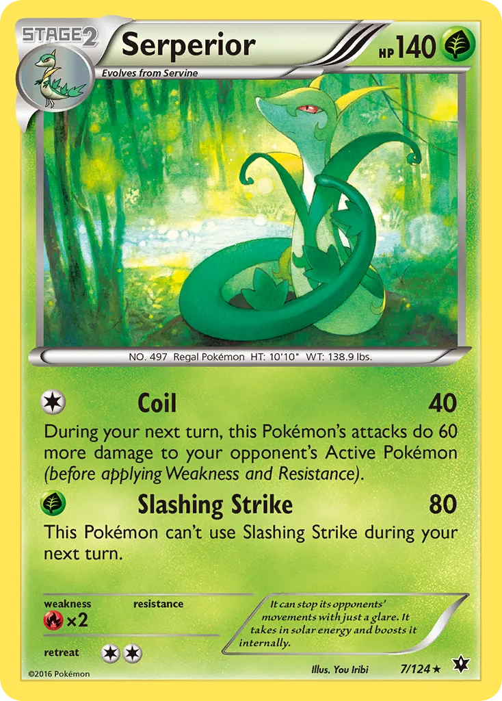 Serperior — XY - Fates Collide — Pokémon