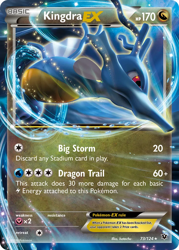 Kingdra EX — XY - Fates Collide — Pokemon