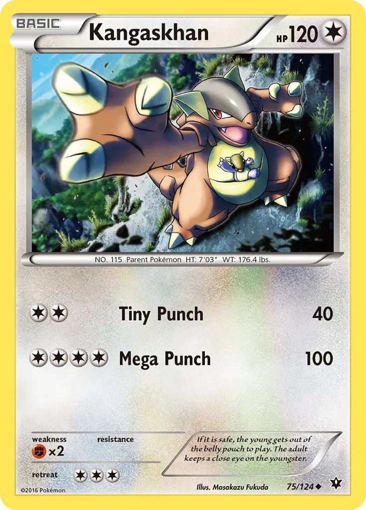 Kangaskhan — XY - Fates Collide — Pokemon