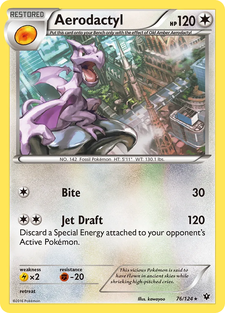 Aerodactyl — XY - Fates Collide — Pokemon