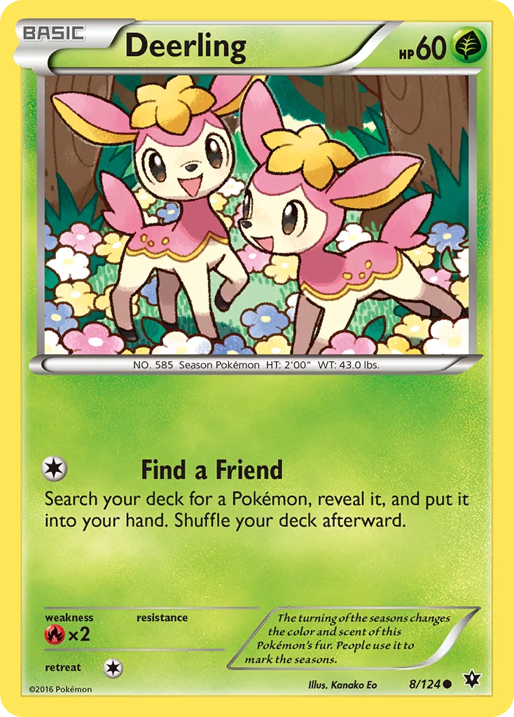 Deerling — XY - Fates Collide — Pokemon