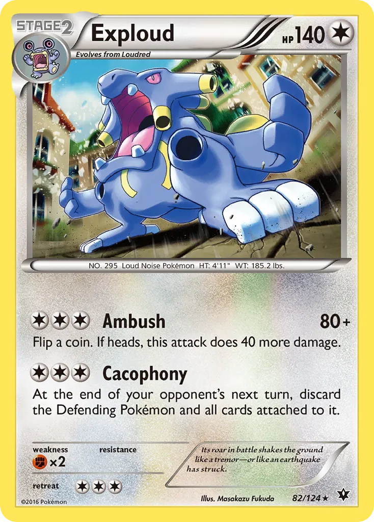 Exploud — XY - Fates Collide — Pokemon