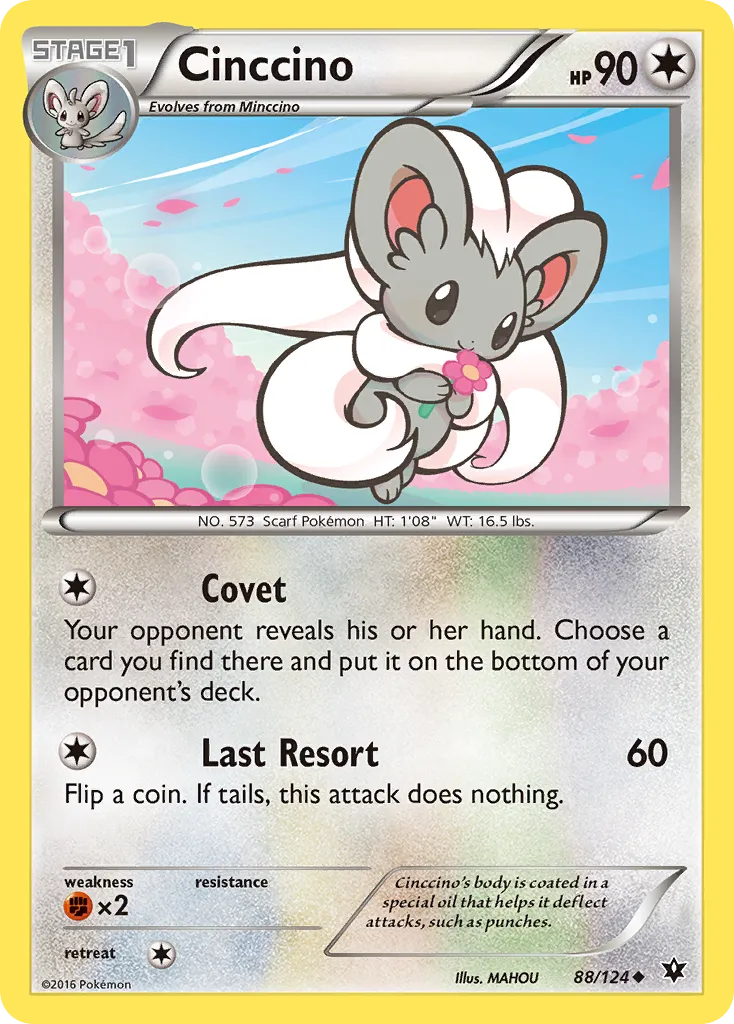 Cinccino from XY - Fates Collide - Pokemon