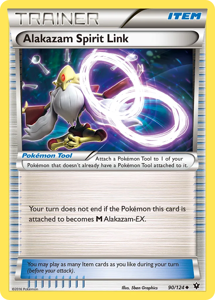 Alakazam Spirit Link — XY - Fates Collide — Pokémon
