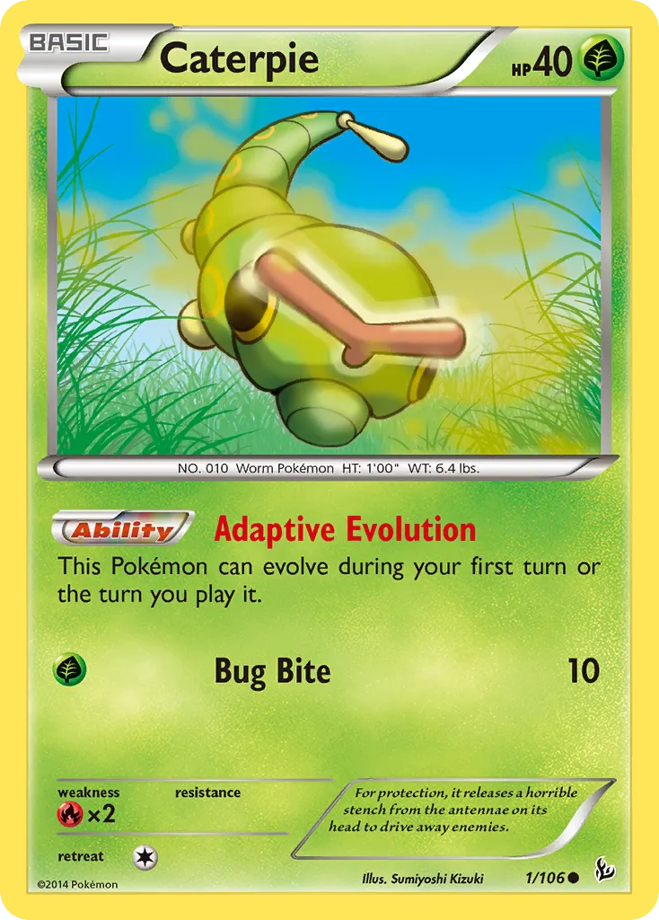 Caterpie — XY - Flashfire — Pokémon