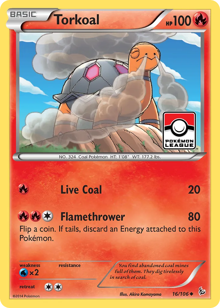 Torkoal — XY - Flashfire — Pokemon