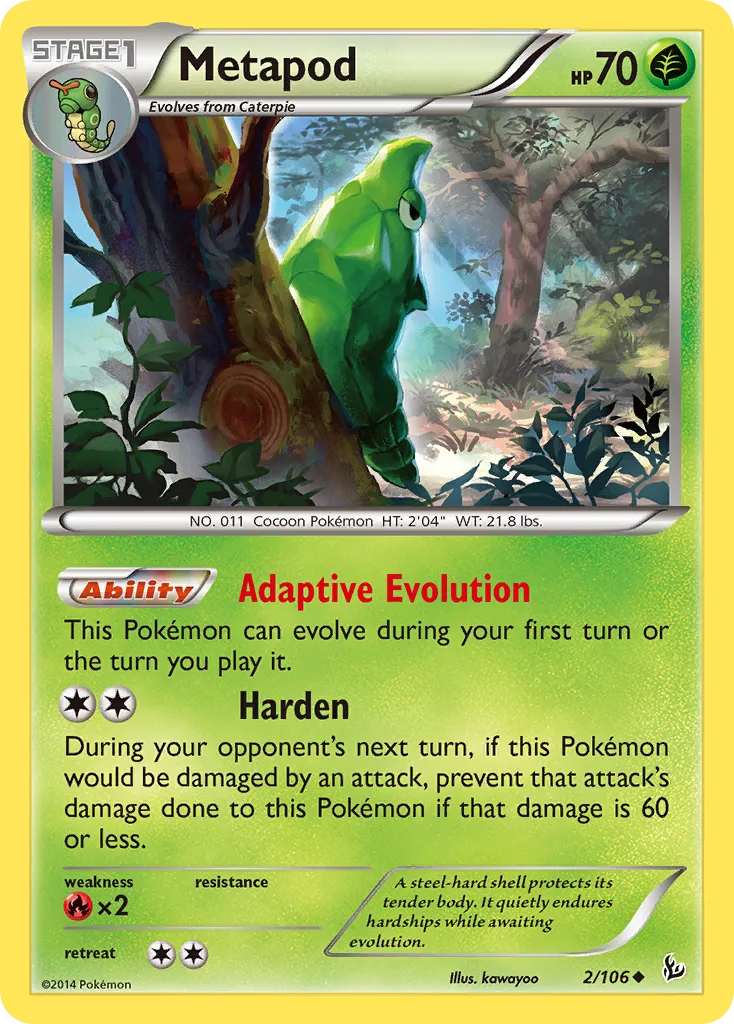 Metapod — XY - Flashfire — Pokemon