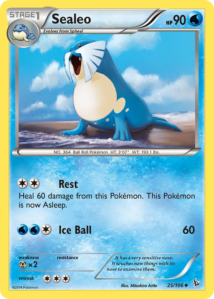 Sealeo — XY - Flashfire — Pokemon