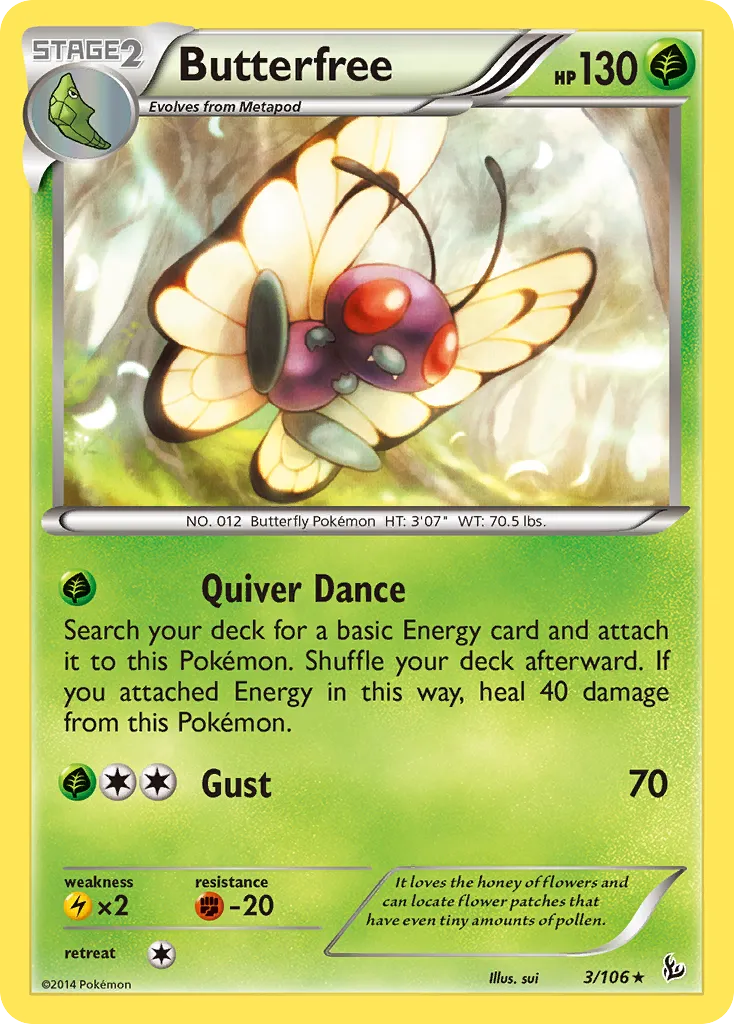 Butterfree — XY - Flashfire — Pokemon