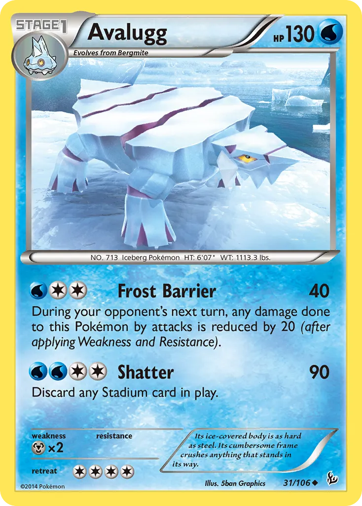 Avalugg — XY - Flashfire — Pokemon