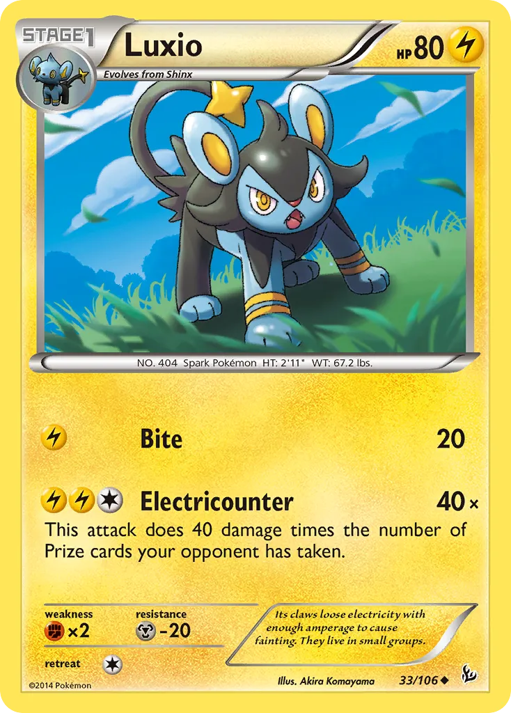 Luxio — XY - Flashfire — Pokemon