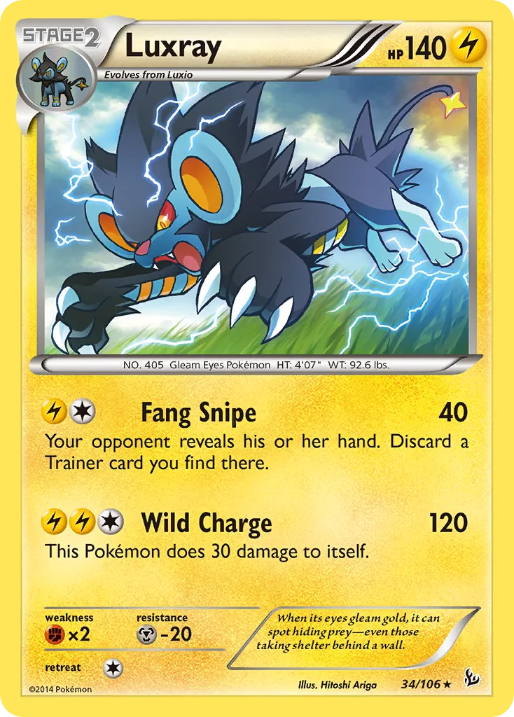 Luxray — XY - Flashfire — Pokemon