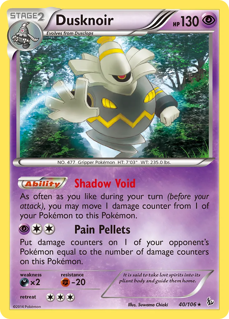 Dusknoir — XY - Flashfire — Pokemon