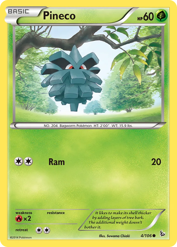 Pineco — XY - Flashfire — Pokemon