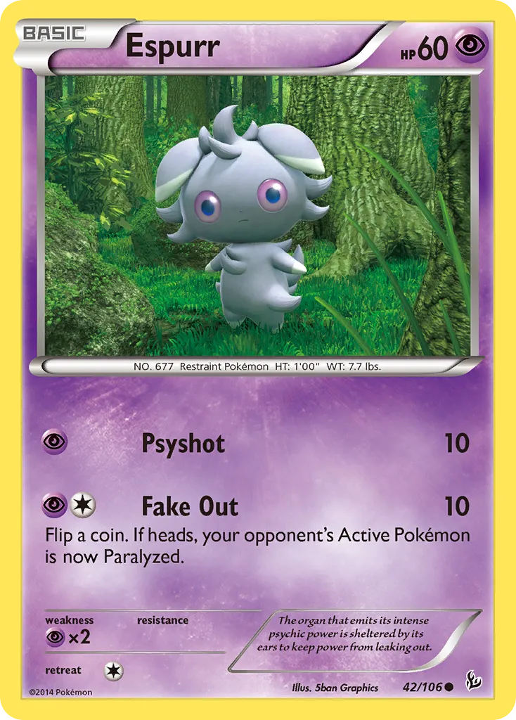 Espurr — XY - Flashfire — Pokémon