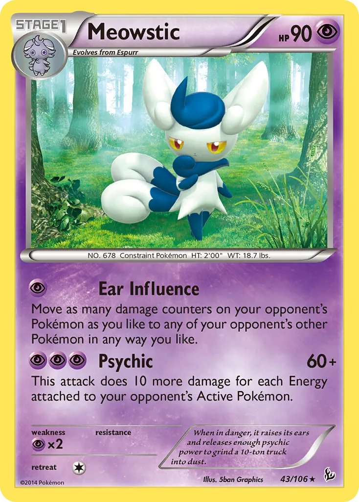 Meowstic — XY - Flashfire — Pokémon