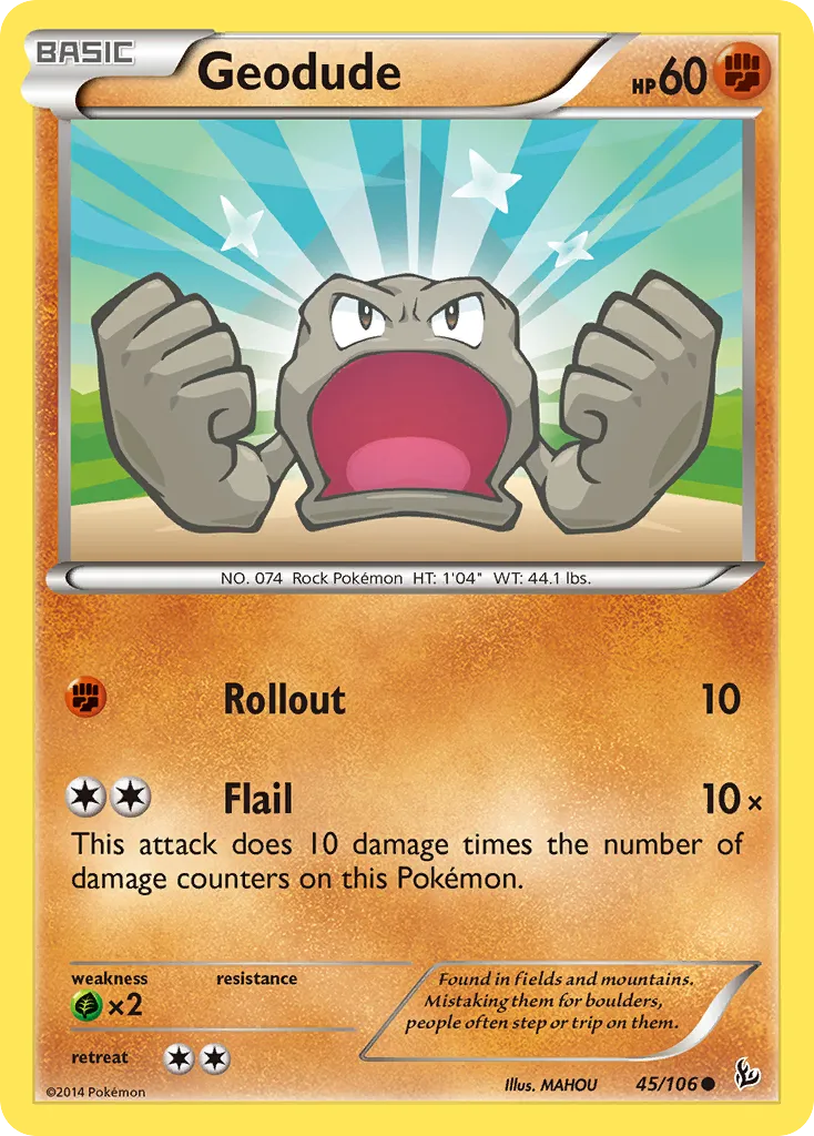 Racaillou — XY - Flashfire — Pokemon