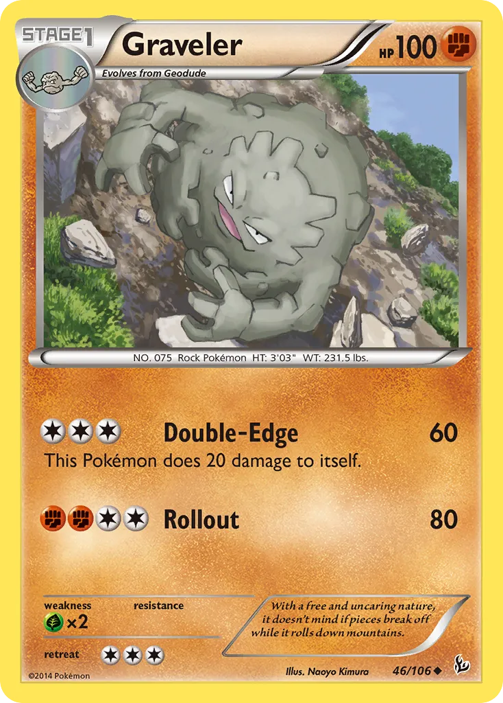 Graveler — XY - Flashfire — Pokémon