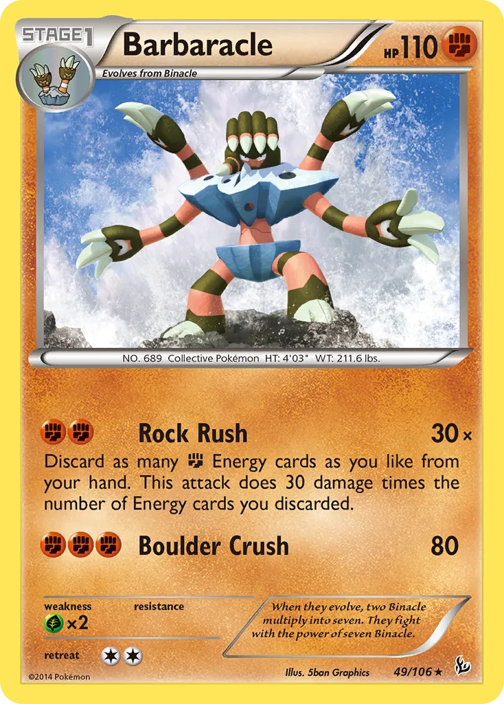 Barbaracle — XY - Flashfire — Pokemon