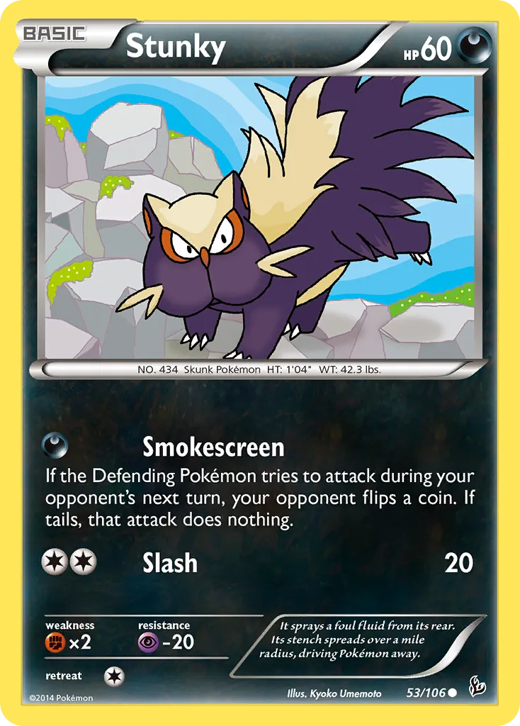 Stunky — XY - Flashfire — Pokemon