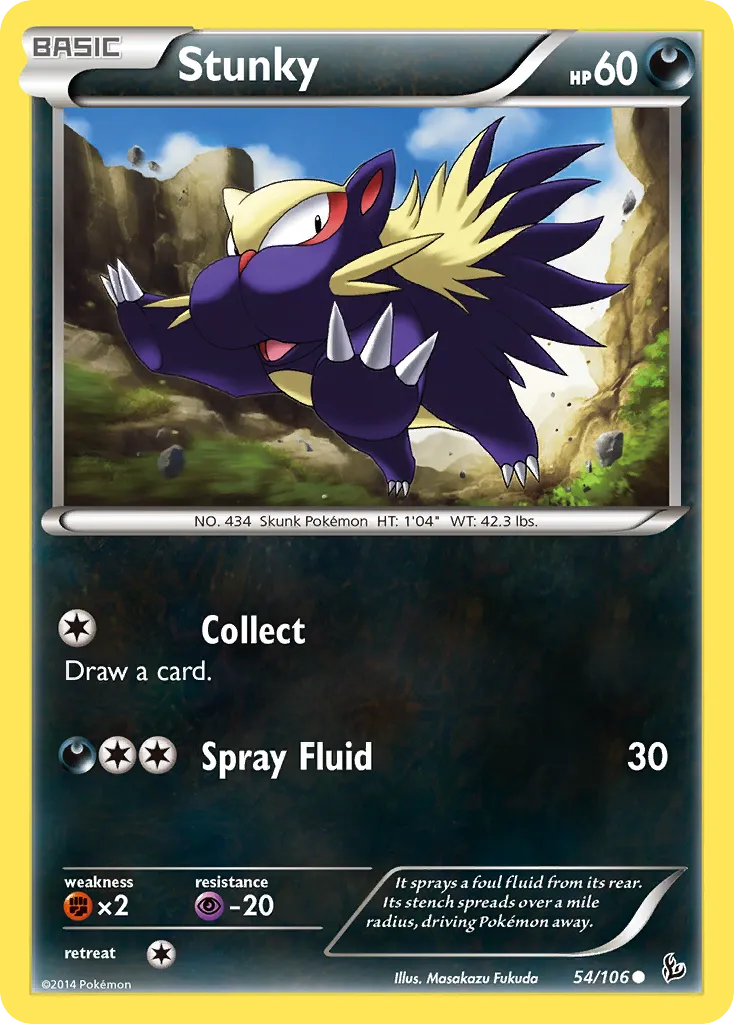 Stunky — XY - Flashfire — Pokémon