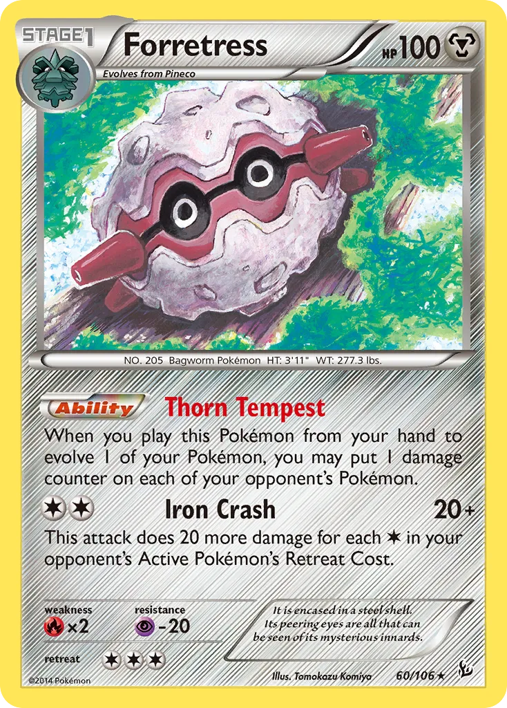 Forretress — XY - Flashfire — Pokemon