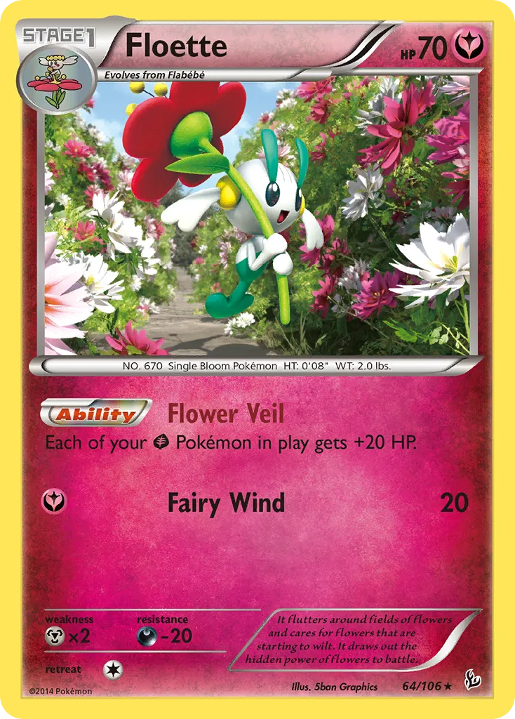 Floette — XY - Flashfire — Pokémon