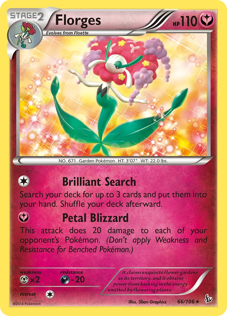 Florges — XY - Flashfire — Pokemon