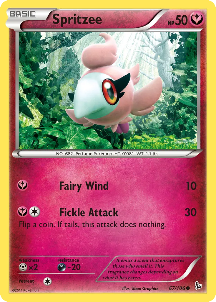 Spritzee — XY - Flashfire — Pokemon