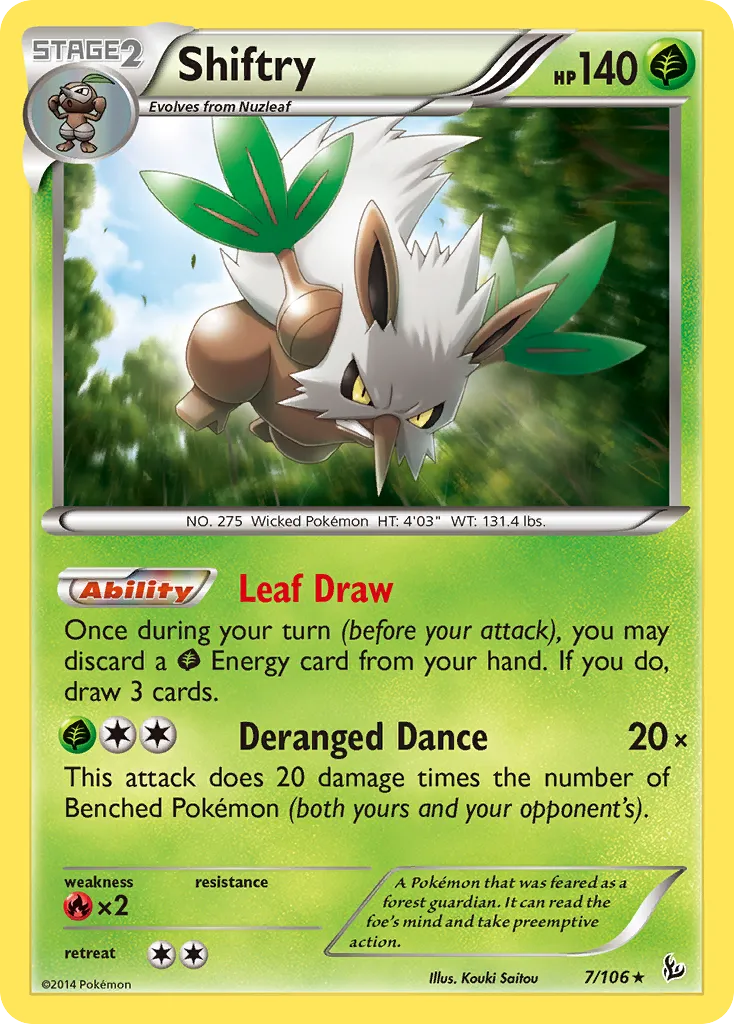 Shiftry — XY - Flashfire — Pokemon