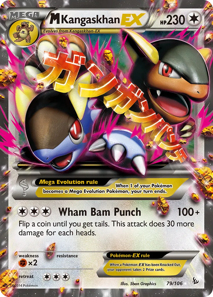 M Kangaskhan EX — XY - Flashfire — Pokémon