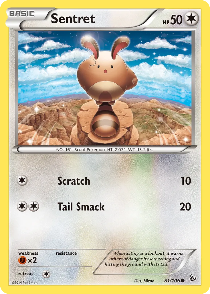 Sentret — XY - Flashfire — Pokémon