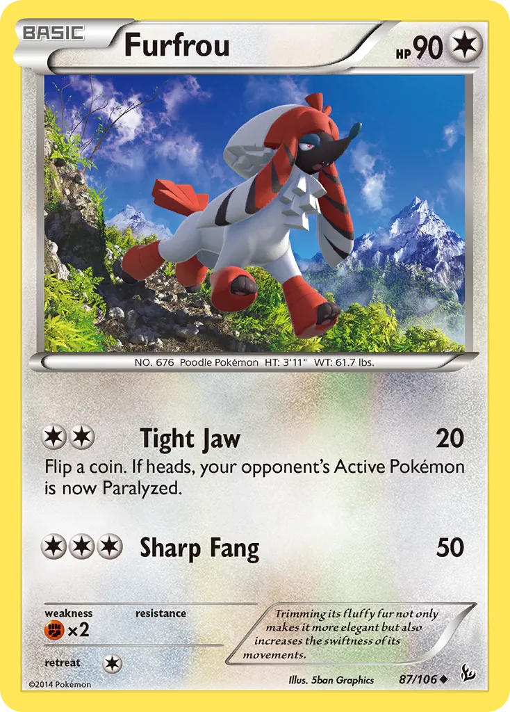 Furfrou — XY - Flashfire — Pokemon