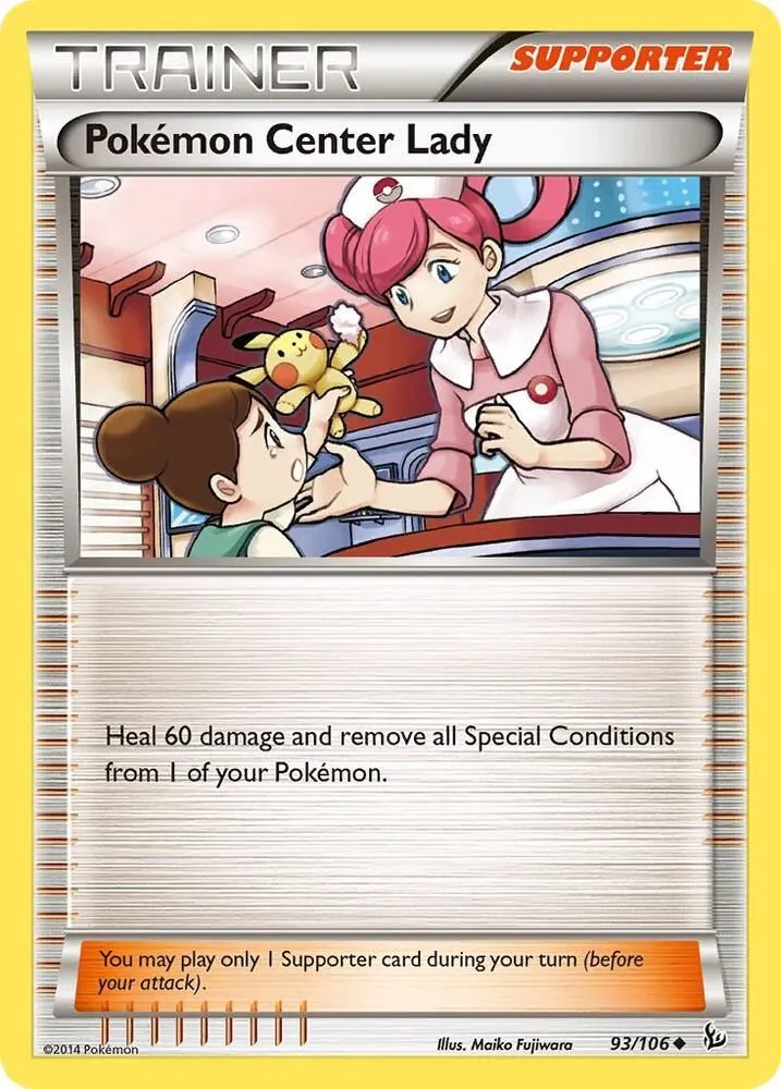 Dame du Centre Pokémon — XY - Flashfire — Pokémon