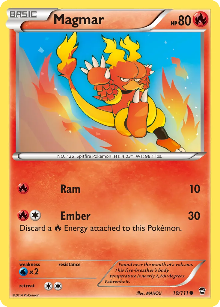 Magmar — XY - Furious Fists — Pokémon