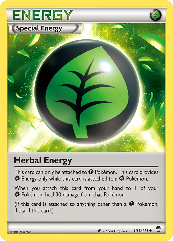 Herbal Energy — XY - Furious Fists — Pokemon