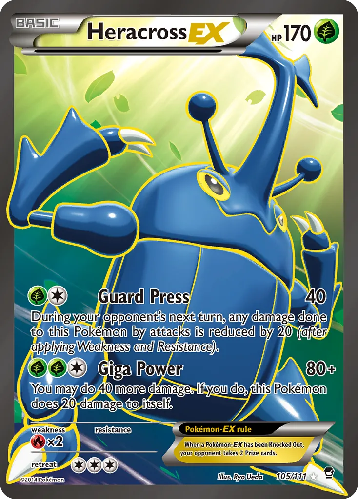 Heracross EX — XY - Furious Fists — Pokemon
