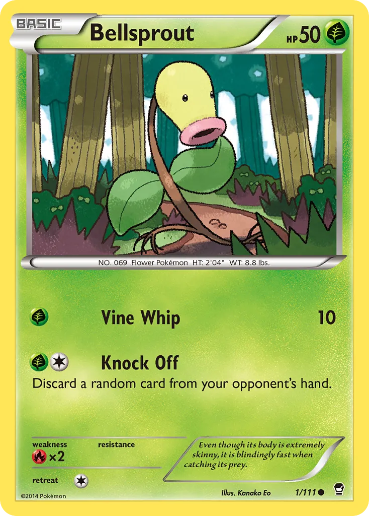 Bellsprout — XY - Furious Fists — Pokémon