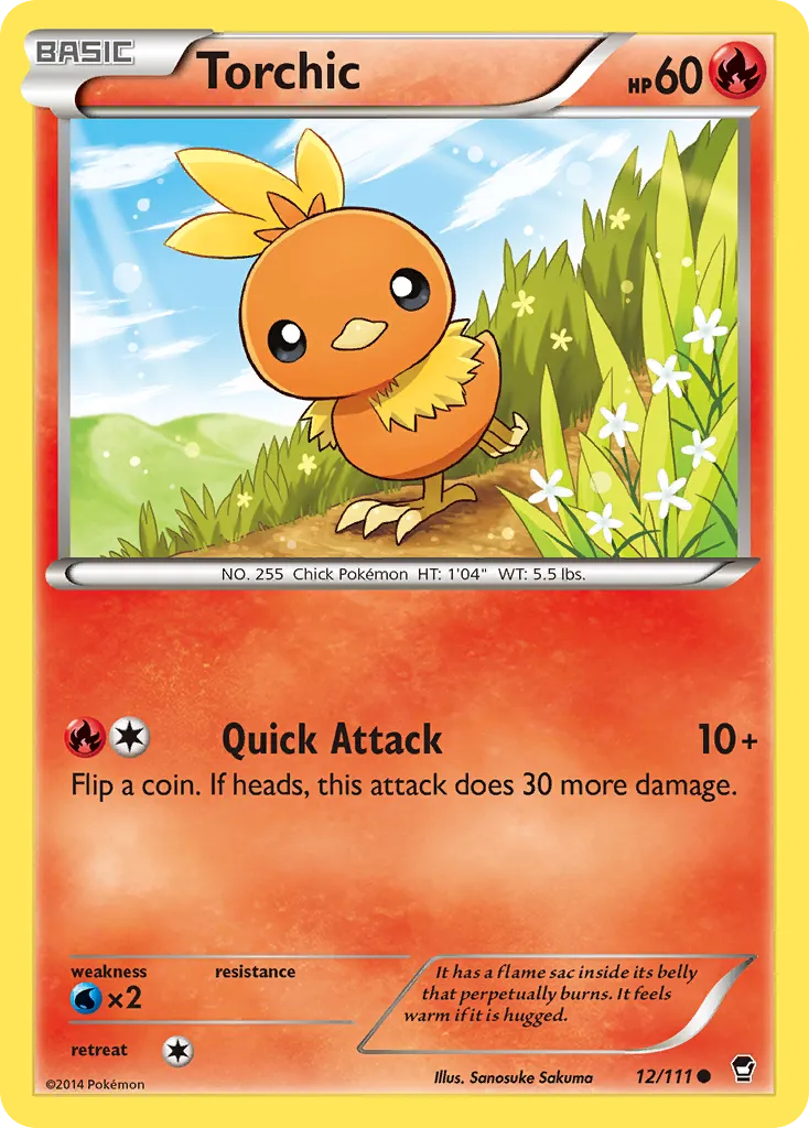 Torchic — XY - Furious Fists — Pokémon